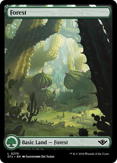 Forest (0276) (Outlaws of Thunder Junction) Near Mint Foil