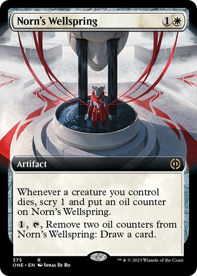 Norn's Wellspring (Extended Art) (Phyrexia: All Will Be One) Light Play Foil