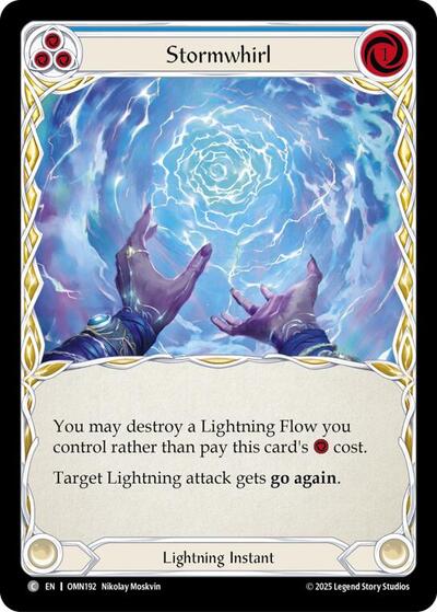 Stormwhirl (Blue) (Omens of the Third Age) Near Mint Foil