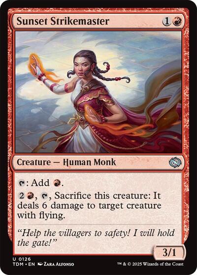 Sunset Strikemaster (Tarkir: Dragonstorm) Near Mint