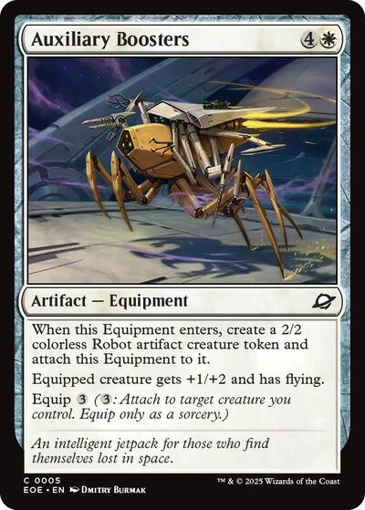 Auxiliary Boosters (Edge of Eternities) Near Mint Foil