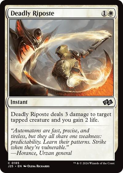 Deadly Riposte (Foundations Jumpstart) Near Mint