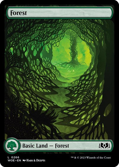 Forest (0266) (Wilds of Eldraine) Near Mint Foil