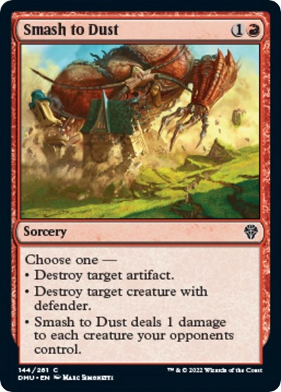 Smash to Dust (Dominaria United) Light Play Foil