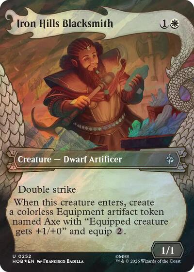 Iron Hills Blacksmith (Showcase) (Surge Foil) (The Hobbit) Near Mint Foil