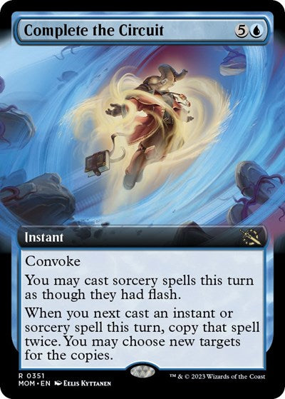 Complete the Circuit (Extended Art) (March of the Machine) Near Mint