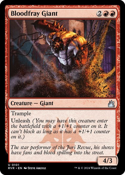 Bloodfray Giant (Ravnica Remastered) Near Mint Foil