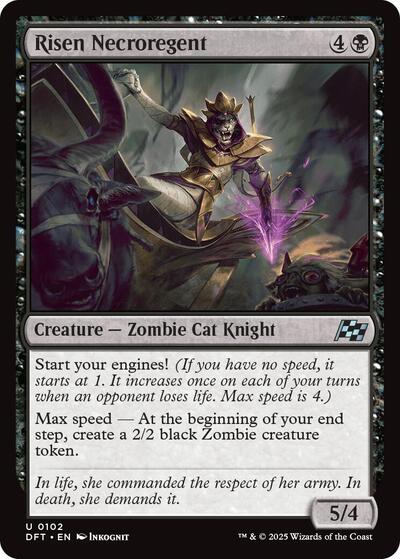 Risen Necroregent (Aetherdrift) Light Play Foil