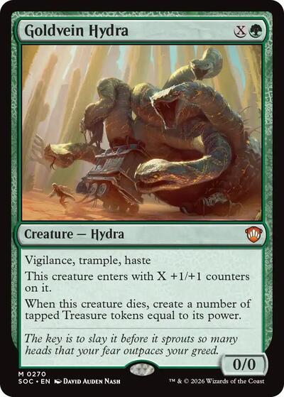 Goldvein Hydra (Commander: Secrets of Strixhaven) Near Mint