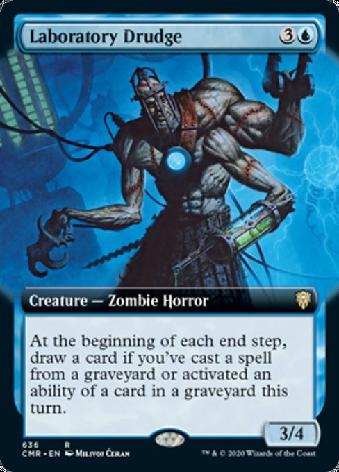 Laboratory Drudge (Extended Art) (Commander Legends) Near Mint