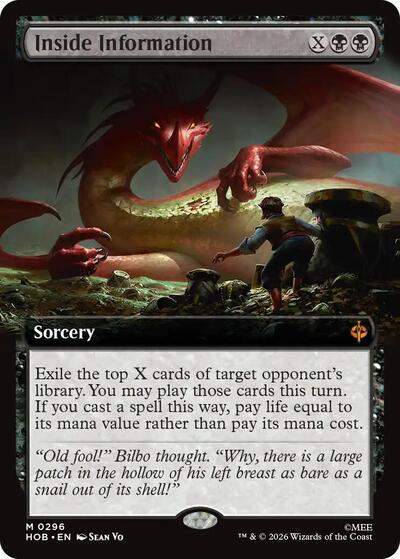 Inside Information (Extended Art) (The Hobbit) Near Mint