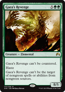 Gaea's Revenge (Magic Origins) Light Play