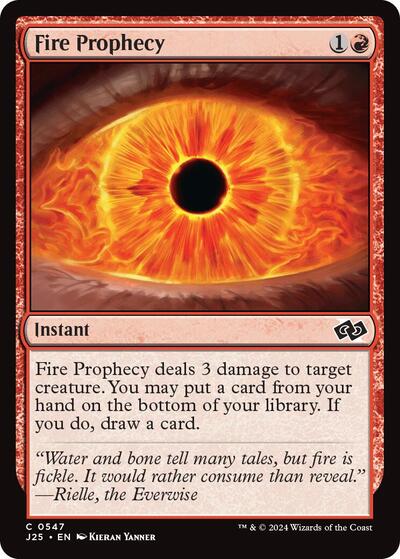 Fire Prophecy (Foundations Jumpstart) Near Mint