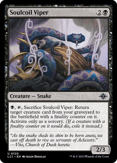 Soulcoil Viper (The Lost Caverns of Ixalan) Near Mint