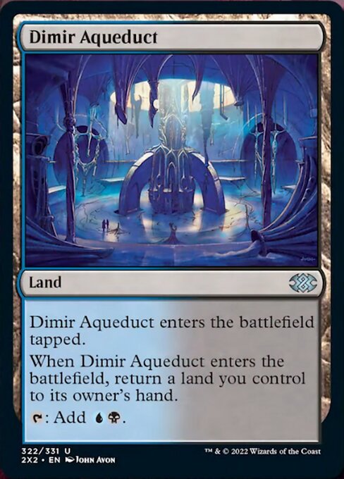 Dimir Aqueduct (Double Masters 2022) Near Mint