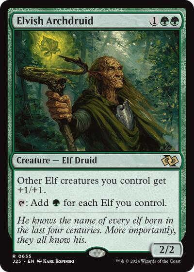 Elvish Archdruid (Foundations Jumpstart) Near Mint