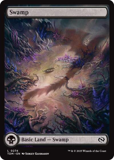 Swamp (0274) (Tarkir: Dragonstorm) Near Mint Foil