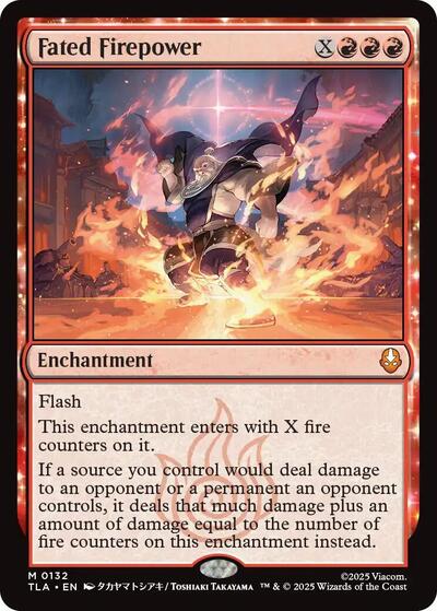 Fated Firepower (Avatar: The Last Airbender) Near Mint Foil