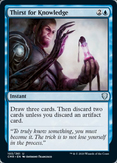 Thirst for Knowledge (Commander Legends) Near Mint Foil