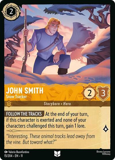 John Smith - Snow Tracker (Winterspell) Near Mint Cold Foil