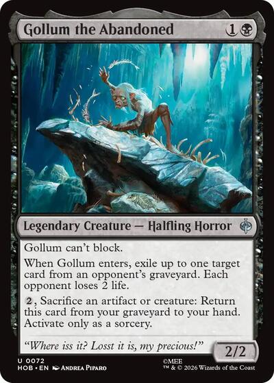 Gollum the Abandoned (The Hobbit) Near Mint Foil