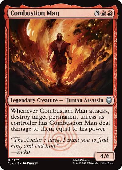 Combustion Man (Avatar: The Last Airbender) Near Mint