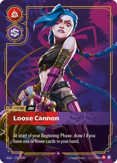 Jinx Loose Cannon (Origins) Near Mint Foil