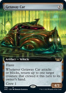 Getaway Car (Extended Art) (Streets of New Capenna) Near Mint