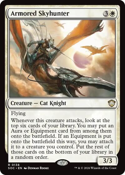 Armored Skyhunter (Commander: Secrets of Strixhaven) Near Mint