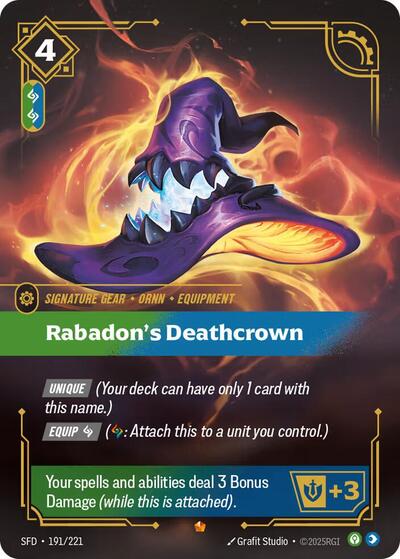 Rabadon's Deathcrown (Spiritforged) Near Mint Foil