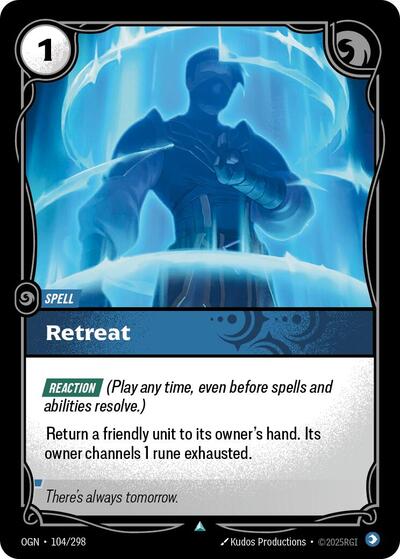 Retreat (Origins) Near Mint Foil