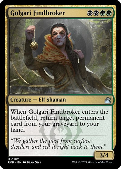 Golgari Findbroker (Ravnica Remastered) Near Mint Foil