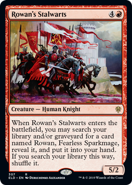 Rowan's Stalwarts (Throne of Eldraine) Near Mint