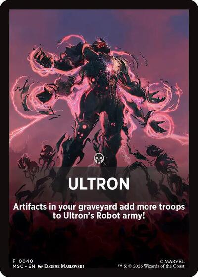 Ultron Theme Card (Commander: Marvel Super Heroes) Near Mint
