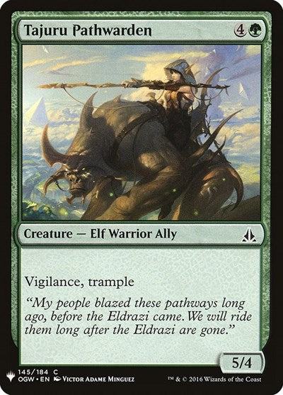 Tajuru Pathwarden (Mystery Booster) Near Mint