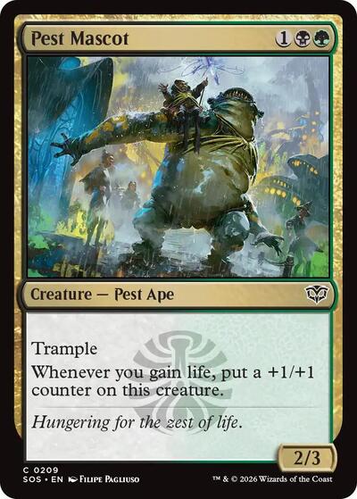Pest Mascot (Secrets of Strixhaven) Near Mint Foil