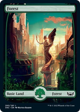Forest (280) (Streets of New Capenna) Near Mint Foil