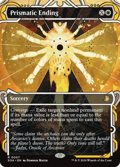 Prismatic Ending (Secrets of Strixhaven: Mystical Archive) Near Mint Foil