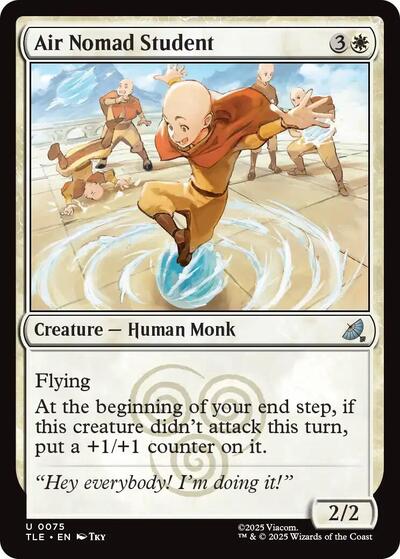 Air Nomad Student (Avatar: The Last Airbender: Eternal-Legal) Near Mint Foil