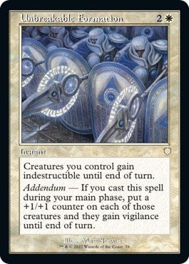 Unbreakable Formation (Commander: The Brothers' War) Near Mint