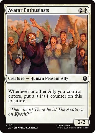 Avatar Enthusiasts (Avatar: The Last Airbender) Near Mint Foil