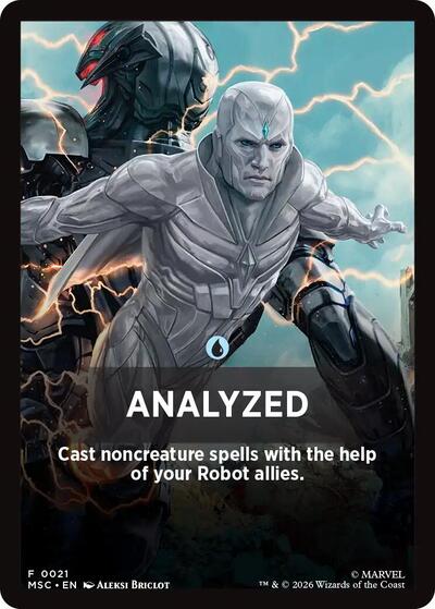 Analyzed Theme Card (Commander: Marvel Super Heroes) Near Mint