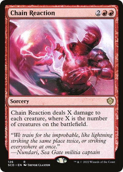 Chain Reaction (Commander 2022 Starter Decks) Near Mint
