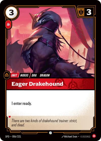 Eager Drakehound (Spiritforged) Near Mint