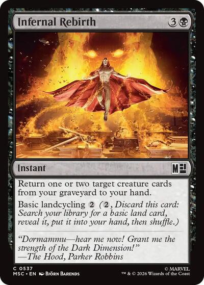 Infernal Rebirth (Commander: Marvel Super Heroes) Near Mint Foil