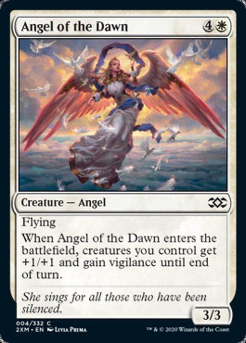 Angel of the Dawn (Double Masters) Light Play Foil