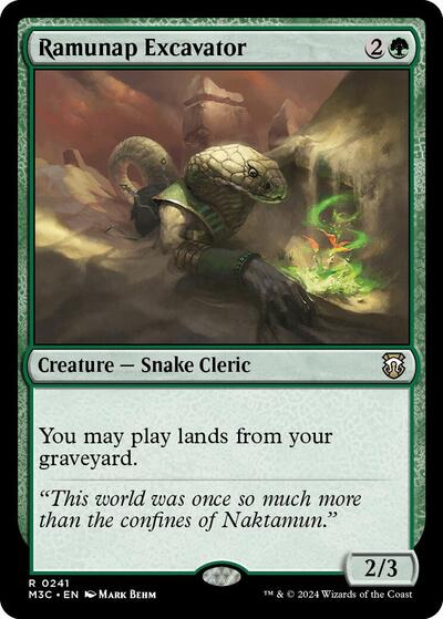 Ramunap Excavator (Commander: Modern Horizons 3) Near Mint