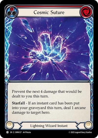 Cosmic Suture (Red) (Omens of the Third Age) Near Mint Foil