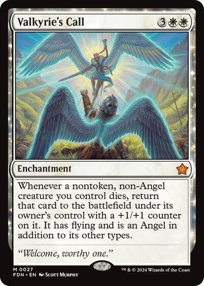 Valkyrie's Call (Foundations) Near Mint