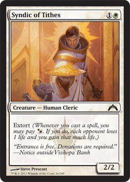Syndic of Tithes (Gatecrash) Near Mint